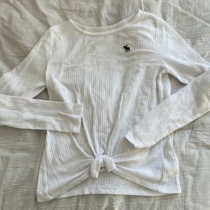 Abercombie Long Sleeve Waffle Tee